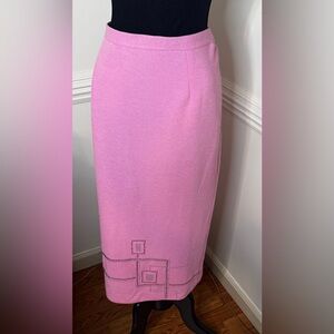 Chic Ben Marc Pink Pencil Skirt
